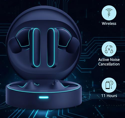 Image of Bluetooth Ear Buds with Fast Pairing Portable Charging Case Noise Isolation Mic for Calling Music Gaming (Design 170)