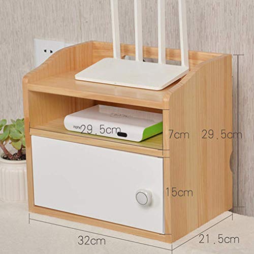 An der Wand montierte schwimmende Komponente, Medienkonsole, schwimmendes Regal für TV-Komponenten, Aufbewahrungsbox für WLAN-Router,