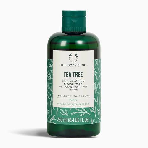The Body Shop Tea Tree Skin Clearing Facial Wash – Purifying Vegan Face Wash For Oily, Blemished Skin – 8.4 oz