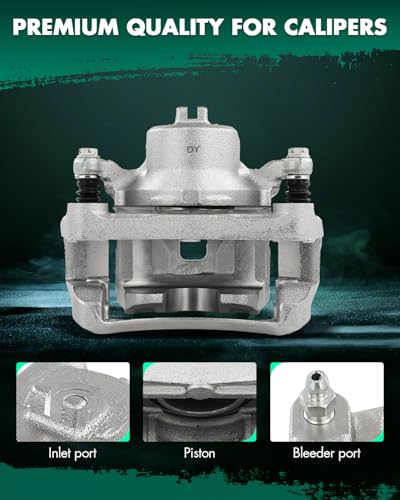 Image of SCITOO 19B3307 Front Right Disc Brake Caliper Assembly w /Bracket for Nissan for Sentra 2007-2019