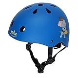 MöuR Kinder Fahrradhelm für 3-13 Jahre Alt Junge und Mädchen (Blau, M)