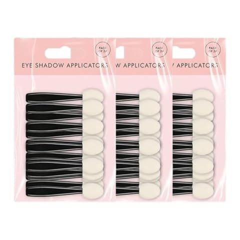 ZYBUX 60Pcs Dual-Sided Eyeshadow Applicators Cover