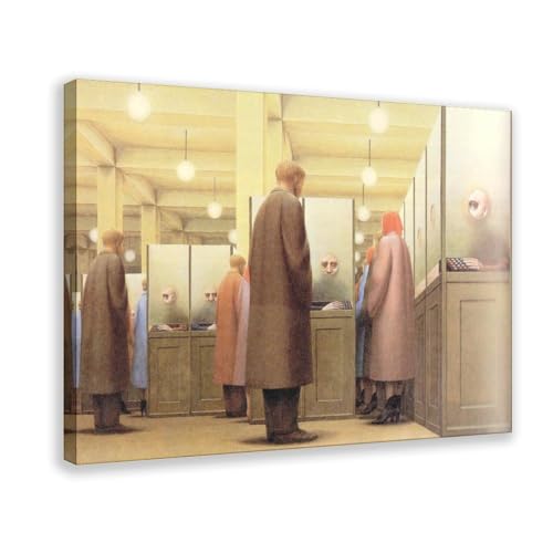 Impression sur toile Government Bureau de 61x91,4 cm avec cadre à suspendre haut de gamme