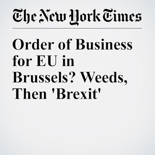 Order of Business for EU in Brussels? Weeds, Then 'Brexit' cover art