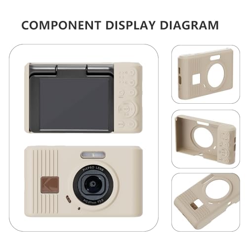 Funda de silicona para Kodak PIXPRO C1 cámara miniatura 4