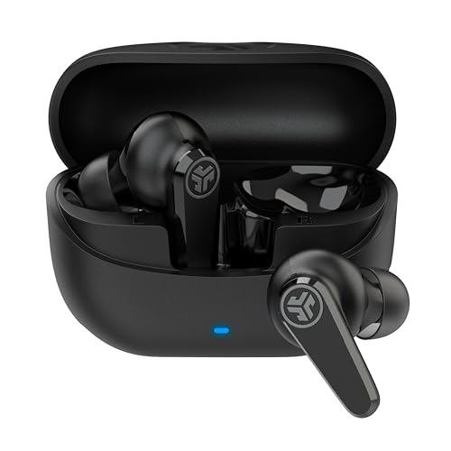 JLab ジェイラブ Go Pods ANC ワイヤレスイヤホン Bluetooth 5.4 ノイズキャンセリング マイク付き 長時間再生 軽量 小型 iPhone Android 対応 防水 IPX55 タイプC ブラック Black