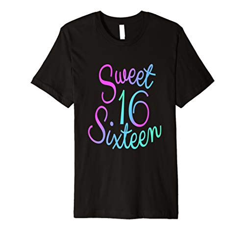 SWEET 16 BIRTHDAY PARTY CELEBRATION FAVOR GIFT FOR HER Premium T-Shirt