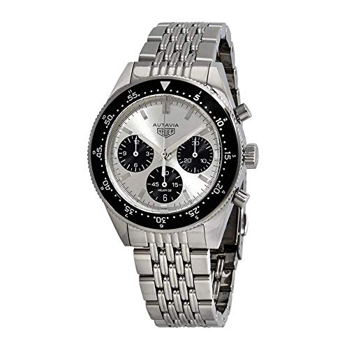 Tag Heuer Heritage Autavia Chronograph Automatic Silver Dial Men's Watch CBE2111.BA0687