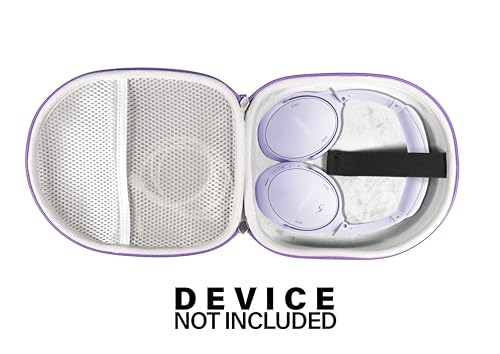 Image of Case for Bose QuietComfort Bluetooth Headphones with Microphone, QuietComfort 45, 35, 35 II, Replacement case only (Purple)