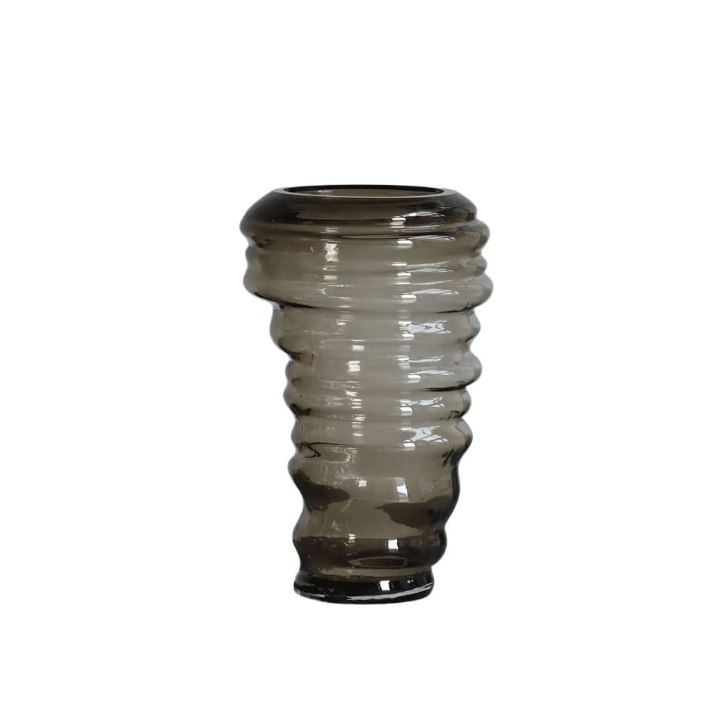 Vase fileté pour culture hydroponique et grand arrangement de fleurs