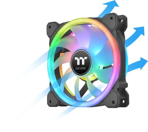 Image of Thermaltake TT SWAFAN 12 Radi. Fan 3P. 120x120x25 CL-F137-PL12SW-A, Black