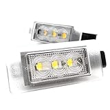 Zulassung: mit E Prüfzeichen LIGHTDELUX Ersatz für LED Kennzeichenbeleuchtung Canbus mit Zulassung V-032007