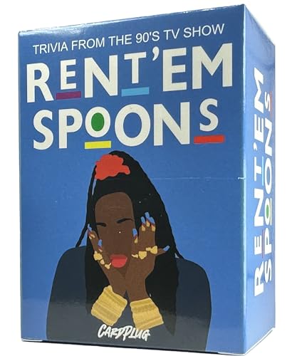 Rent'em Spoons Martin Lawrence Trivia Card Game – Definitive '90s Sitcom Quiz, Party Expansion for...