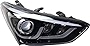Garage-Pro Headlight Compatible with Hyundai Santa Fe Sport 2017-2018 Passenger Side Assembly Halogen