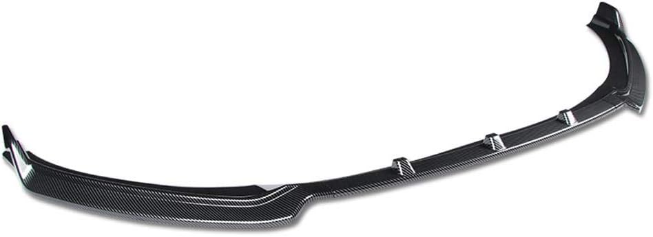 PU/679/PCF Carbon Fiber Print Front Bumper Body Kit Lip 3PCS Compaitble with 2017-2018 Elantra