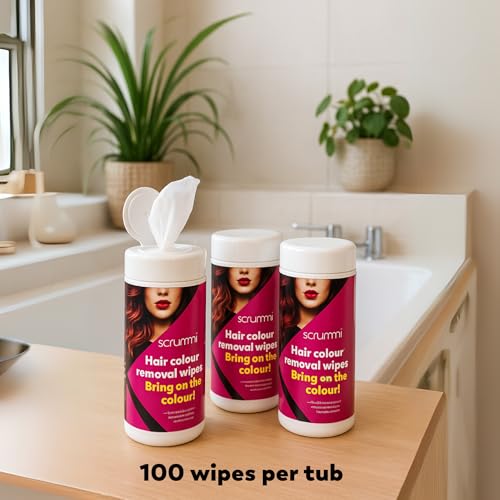 Professional Hair Colour Remover, Hair Dye Remover, Dye & Bleach Hair, Colour Remover Hair Dye, Effective and Gentle. 100 Wipes, Made By Scrummi® - Image 6