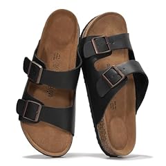 Black Distressed Leather