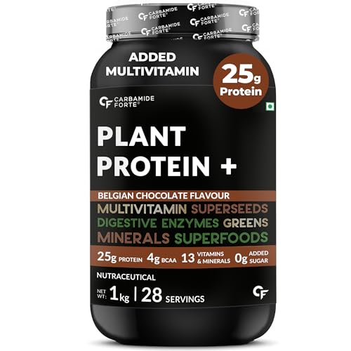 Carbamide Forte Plant Protein Powder For Men - Plant Based Protei...