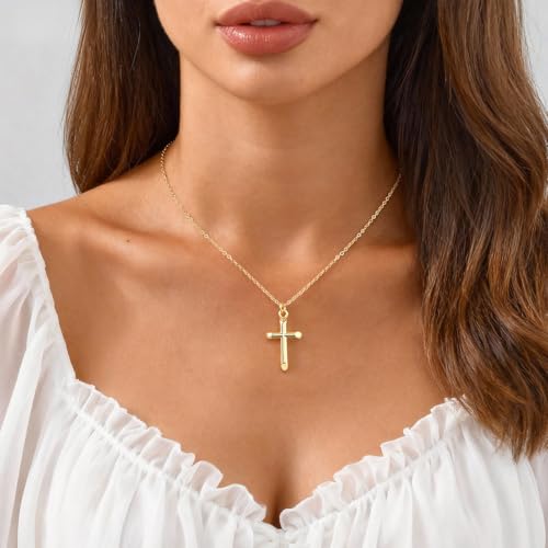 Gold Cross Necklace for Women  - image 6