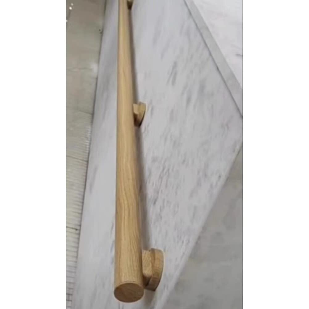 LWJSOCP Aluminum Handrail Luminous Cable Railing Complete Kit Lighting Stair Handrail for Outdoor & Indoor Stairs (Natural 47.3")