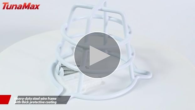 KING　COLE AVISO FIRE BLADE ホワイト 2 Pack) TunaMax White Fire Sprinkler Head Cage Cover