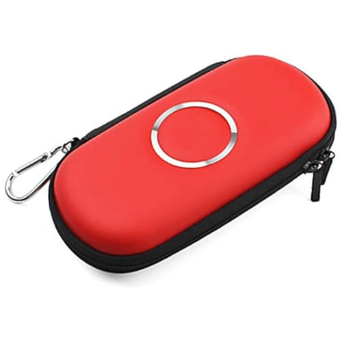 Hipipooo Housse de Protection Rigide pour Sony PSP 1000/2000/3000 & PS Vita, avec Double Fermeture Éclair et Mousqueton - Étui Antichoc, Coque de Transport...