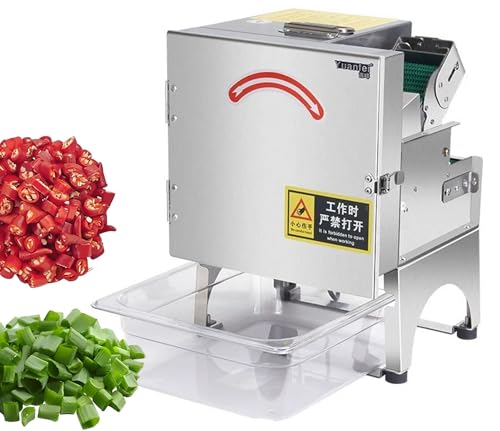 Cortadora eléctrica comercial de verduras 200W 28x26x38 cm