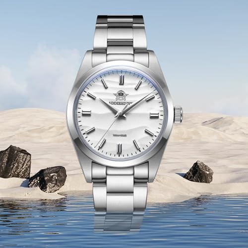 ADDIESDIVE Quartz Watch for Men 36 MM Analog VH31 Mech-Quartz Movement K1 Mineral Conves Crystal Waterproof 100 M AD2030