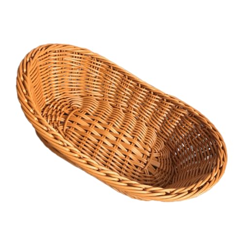 Alipis Small Basket Handmade Pink Woven Mini Basket Decorative Home Accessory Diy Craft for Boys and Girls