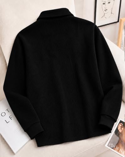 Image of AUSK Men's Waffle Knit Textured Full Sleeve Polo T-Shirt | Cotton Blend Regular Fit Zip Polo Neck Solid Smart Casual T Shirt for Men | Casual Wear, Travel & Weekend Wear Tshirt for Men