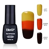 Elite99 Thermal Color-Changing Nail Polish, UV LED Soak Off Gel Polish, Temperature Color Change 7ML