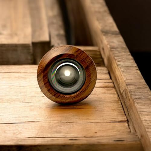 Image of Eye Berry Door Viewer Peephole,Full abs Door Eye Glass lens180-Degree Wide Angle Lens.20 MM to 38 mm Door thikness 25 mm Hall Required (20, wengy Wooden)