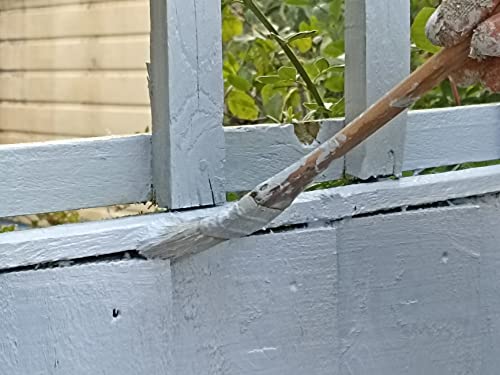 EFO Heizkörperpinsel Set 3 Stück 36 mm | Malerpinsel mit langem Holzstiel für schwer zugängliche Stellen | Fassadenpinsel mit schrägem Kopf für präzises Streichen | Maler Pinsel | Borstenmischung