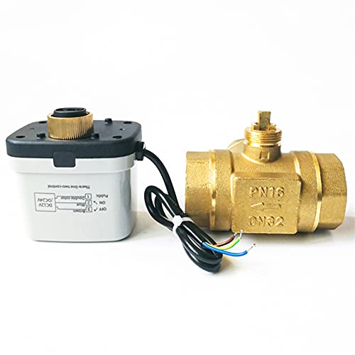 Vanne électrique DN32 automatique 3 ports DC12V-24V commande d'eau - 5