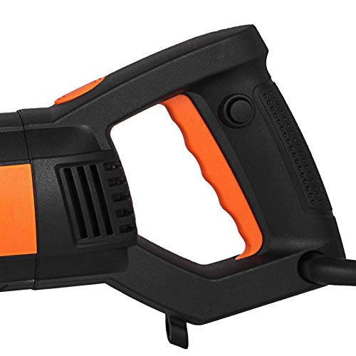 BuoQua Mauernutfräse Wandfräse 5000 U/min Wand Chaser Maschine 4800Watt Wand Groove Schneidemaschine Stoßmaschine 42mm für Ziegel Granit Marmor Beton Cutter Notcher Groover mit 5 x Sägeblätter