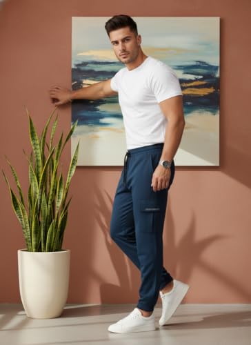 Image of ENDEAVOUR WEAR Men's Track Pants|Cargo Pants|Cargo Jogger Stretchable Sports Gym Running Pants |Casual Loungewear