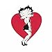 A/X 13 cm 9,9 cm per Betty Boop Cuore Auto Adesivi per Auto Viny Car Wrap Decalsl