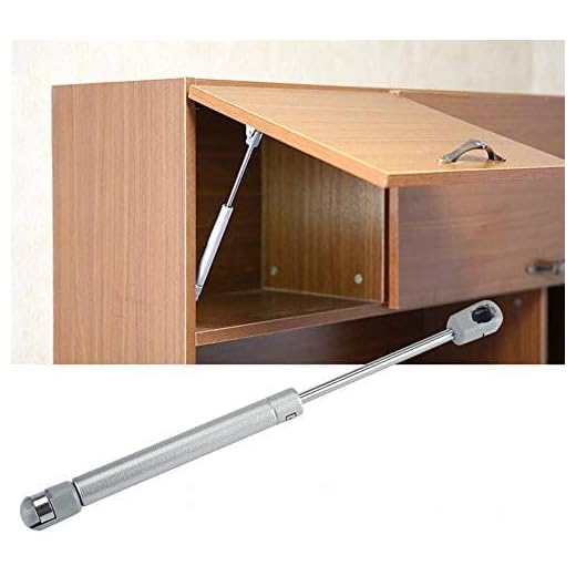 Amortiguador de Gas, Potencia de 40N, 60N, 80N, 100N, 120N, 150N Opcional, Soportes para La Puerta del Armario con Bisagras Elevación del Gabinete De Cocina (80N)