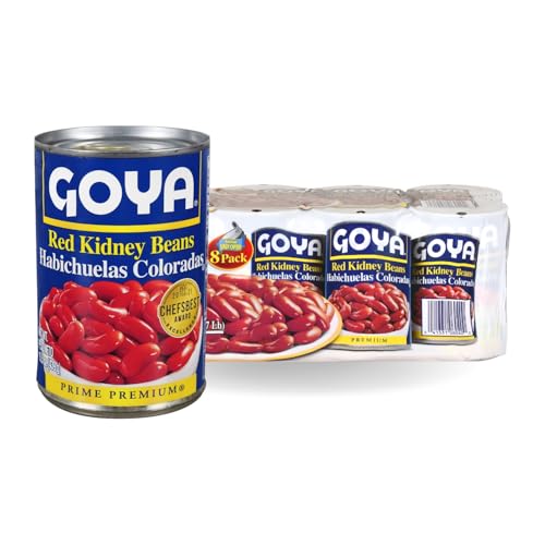 Goya Red Kidney Beans (8 Pack/ 15.5 Oz Net Wt 124 Oz), 124 oz