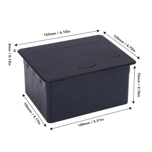 Prise pop-up de table alliage d'aluminium bloc multiprise encastrable USB PD20W - 7