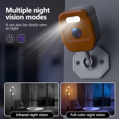 2-Pack 1080P WiFi Security Cameras with Motion Detection - $20.98