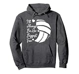 Volleyball Mom Her Biggest Fan Volleyball Daughter Pullover Hoodie