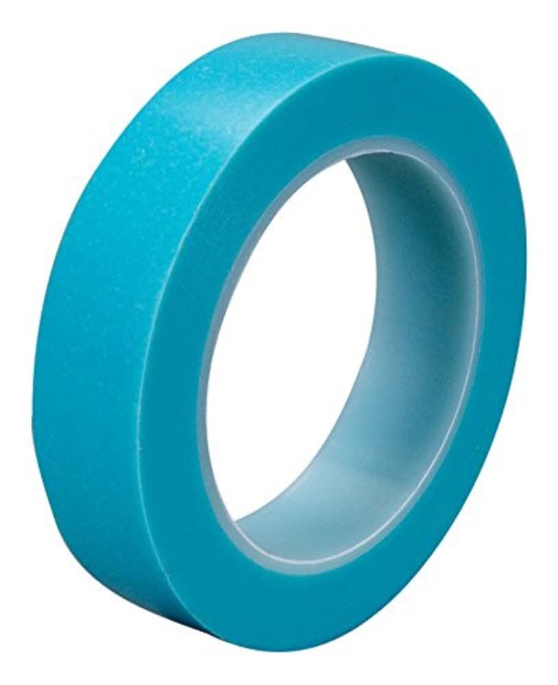 3M Scotch taśma barwiąca o wysokiej temperaturze, 4737 T, 12,7 mm x 33 m, 0,13 mm, niebieska/przezroczysta (opakowanie 72 szt.)