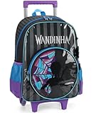 MOCHILA COM RODAS PRETO WANDINHA - LUXCEL - IC39846WD0600UN