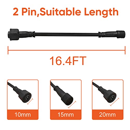 image for TIN SUM SOLAR ENERGY TINSUM Solar Extension Cable 5m16.4 Feet Extender