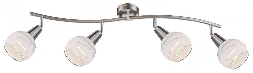 Globo Elliott Downlight De Techo, NíQuel Mate, Longitud 70 Cm, Metal-image