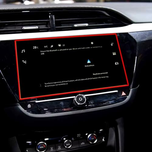 Verre trempé Opel Corsa 7 pouces évite les rayures sur le GPS GS Line