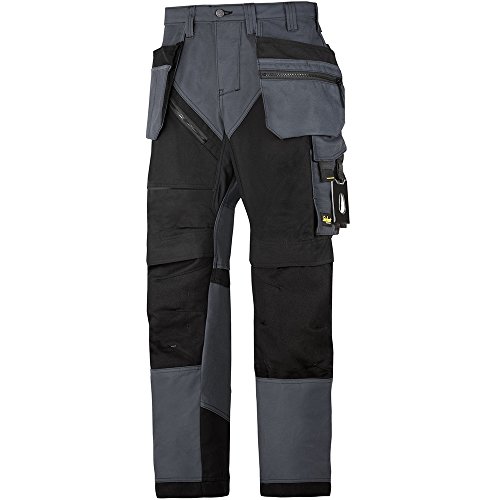 Snickers 62025804146 RuffWork Pantalon de travail Taille 146 Acier Gris/Noir