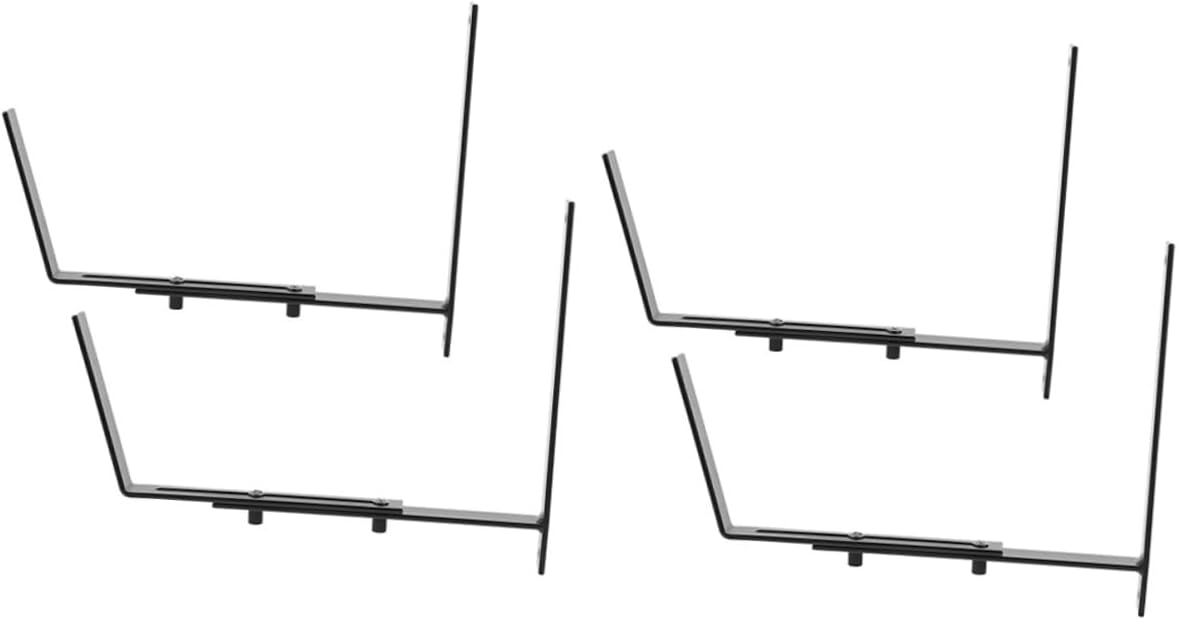 VANZACK 1set Adjustable Planter Hangers for Use of Brackets for Balcony Deck Railing Window Boxes Sturdy Support for Flower Pots and Lanterns