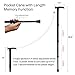 Pocket Cane : Latest Ultra-Compact Walking Cane with Length Memory Function, 1 Second extends to Desired Length (up to 37